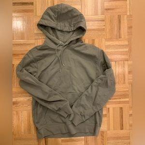 Olive green Everlane hoodie